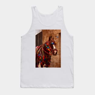 Traditional Wedding Ceremony Horse Tank Top